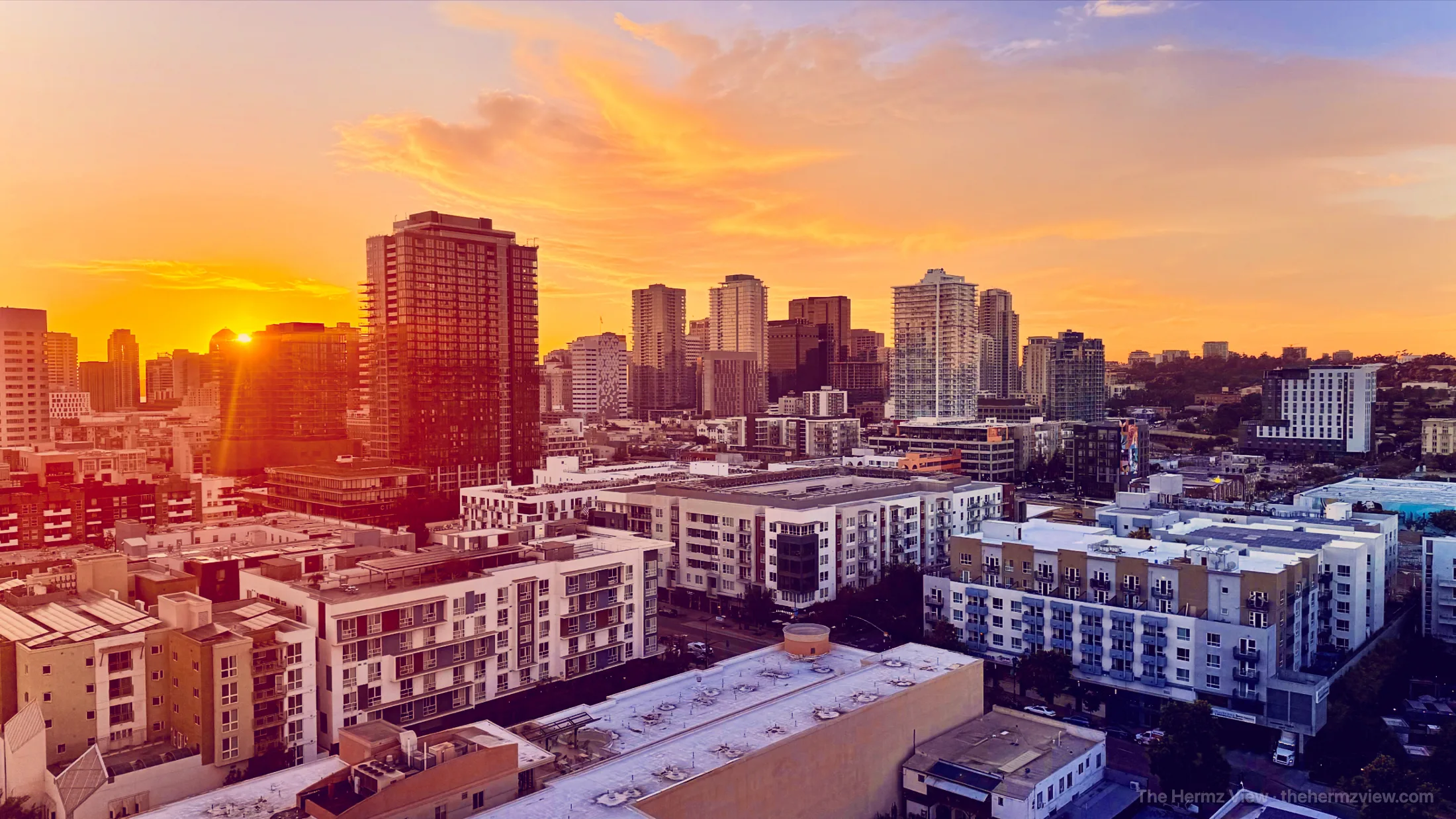 Sunset From the 18th Floor